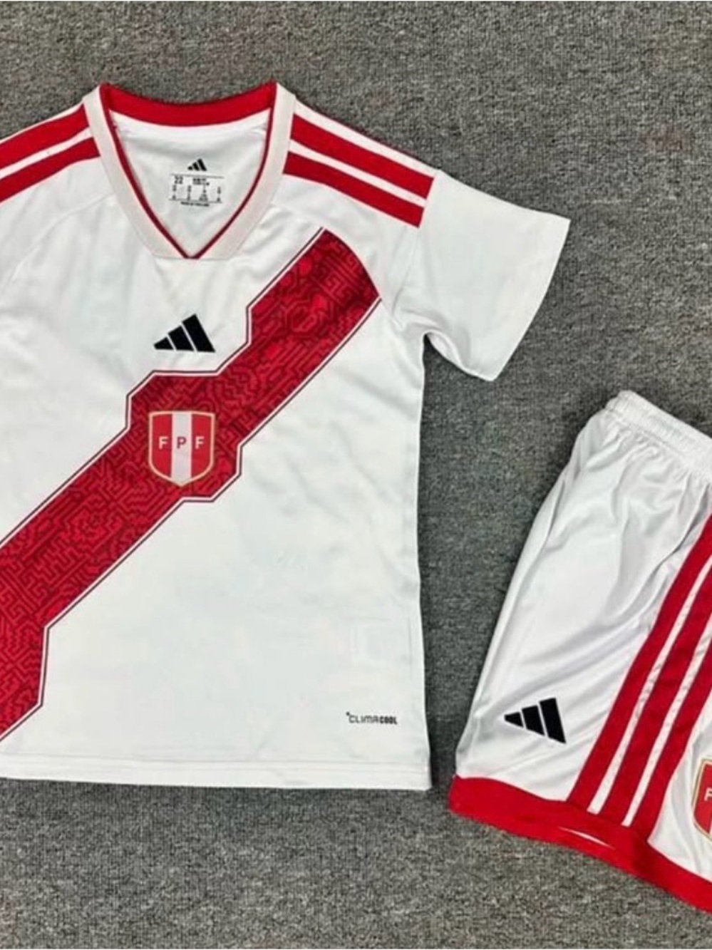 adidas Peru Youth Soccer Kit